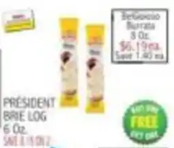 Ingles Markets President brie log offer