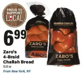 Zaro's 4-Braid Challah Bread
