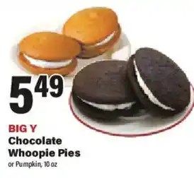 Big Y Chocolate Whoopie Pies