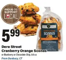 Big Y Dere Street Cranberry Orange Scones offer