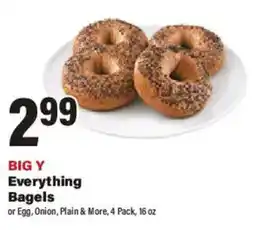Big Y Big Y Everything Bagels offer