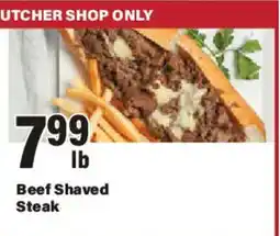 Big Y Beef Shaved Steak offer
