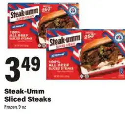 Big Y Steak-Umm Sliced Steaks offer