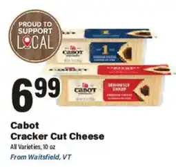 Big Y Cabot Cracker Cut Cheese offer