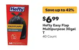 Grocery Outlet Hefty Easy Flap Multipurpose offer