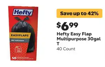 Grocery Outlet Hefty Easy Flap Multipurpose offer