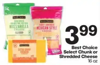 The Markets Best Choice Select Chunk or Shredded Cheese offer