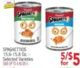 Ingles Markets Spaghettios offer