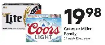 Coborn's Coors or Miller Family offer