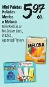 El Super Mini Paletas or Ice Cream Bars offer