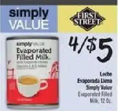 El Super Simply Value Evaporated Filled Milk offer