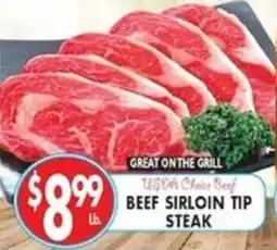 Compare Foods Usda Choice Beef Beef Sirloin Tip Steak offer