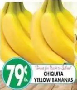 Compare Foods Chiquita yellow bananas offer