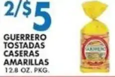 Compare Foods Guerrero Tostadas Caseras Amarillas offer