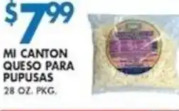 Compare Foods Mi Canton queso para pupusas offer