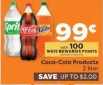 Weis Markets Coca-Cola Products offer
