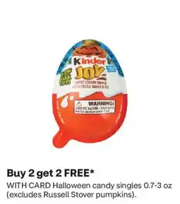 CVS Kinder Joy Halloween candy singles offer