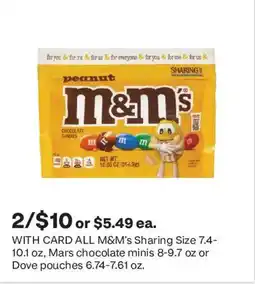 CVS M&M's peanut offer