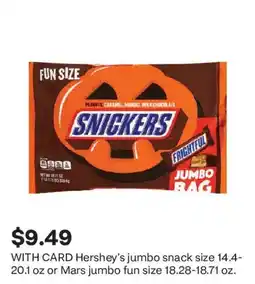 CVS Snickers jumbo bag offer