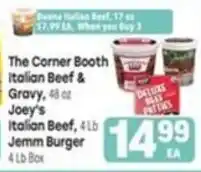 Tony’s Fresh Market The Corner Booth Italian Beef & Gravy offer