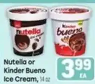 Tony’s Fresh Market Nutella or Kinder Bueno Ice Cream offer