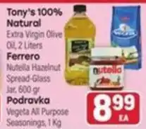 Tony’s Fresh Market Tony's 100% Natural Extra Virgin Olive Oil offer