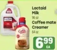 Tony’s Fresh Market Lactaid Milk, Coffee mate Creamer offer