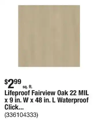 Lifeproof fairview oak