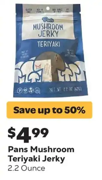 Grocery Outlet Pans Mushroom Teriyaki Jerky offer