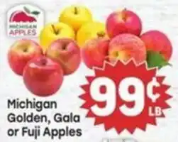 Tony’s Fresh Market Michigan Golden, Gala or Fuji Apples offer