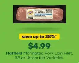 Grocery Outlet Hatfield marinated pork loin filet offer