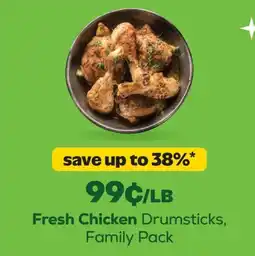 Grocery Outlet Fresh Chicken Drumsticks, Family Pack offer