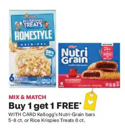 CVS Kellogg's Nutri-Grain bars offer