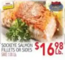 Ingles Markets Sockeye Salmon Fillets Or Sides offer