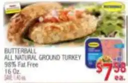 Ingles Markets Butterball all natural ground turkey offer
