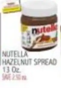 Ingles Markets Nutella hazelnut spread offer