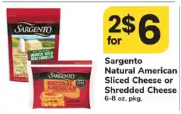 Safeway Sargento Natural American Cheese offer