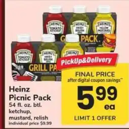 Safeway Heinz Picnic Pack offer