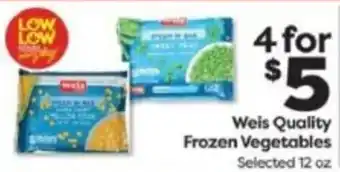 Weis Quality Frozen Vegetables