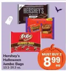 Safeway Hershey's Halloween Jumbo Bags offer