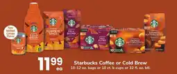 Safeway Starbucks Coffee or Cold Brew offer