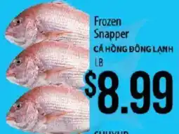 Hmart Frozen Snapper offer