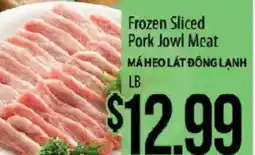 Hmart Frozen Sliced Pork Jowl Meat offer