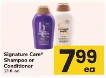 Signature Care Shampoo or Conditioner