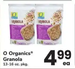 Safeway O Organics Granola offer