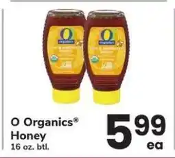 Safeway O Organics Honey offer