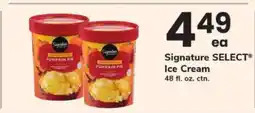 Safeway Signature Select Ice Cream offer