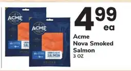 Safeway Acme Nova Smoked Salmon offer