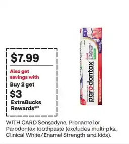 CVS Parodontax toothpaste offer