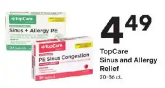 Coborn's TopCare Sinus and Allergy Relief offer